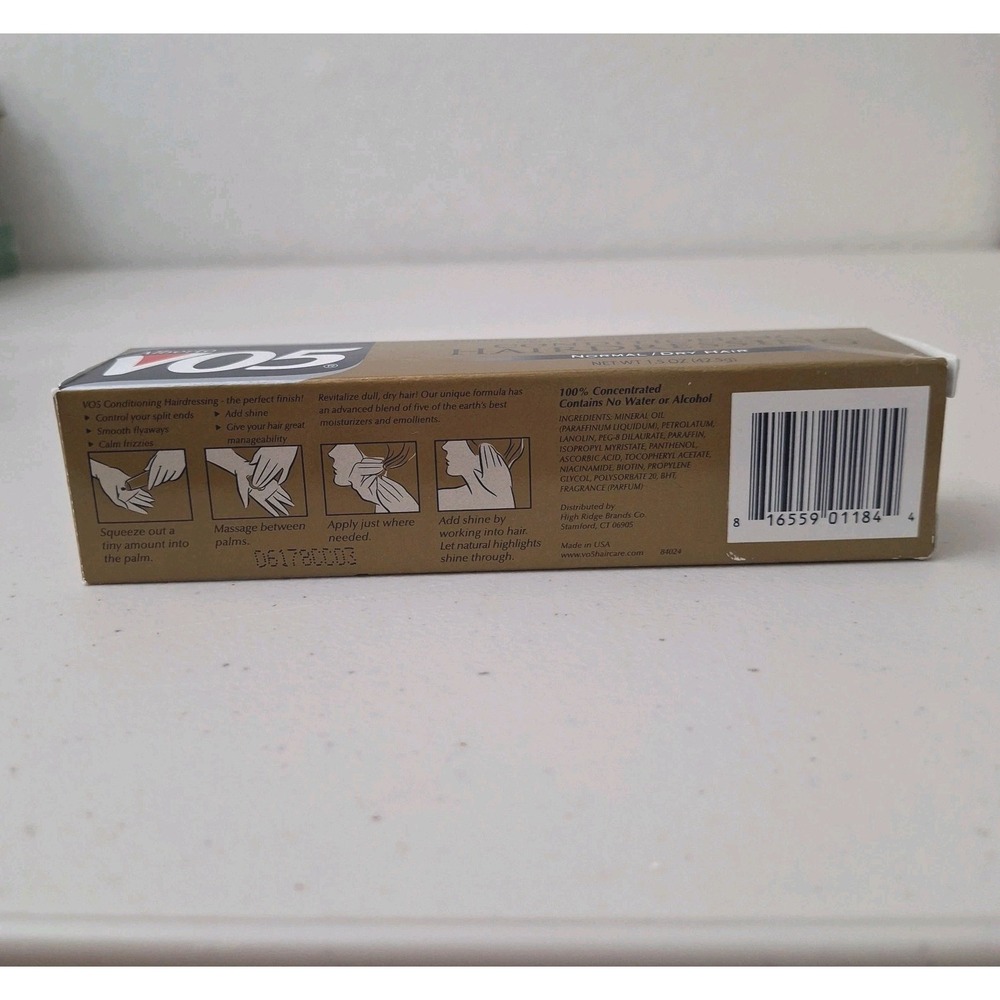 Set of 2 NEW Alberto VO5 Conditioning Hairdressing for Normal/Dry Hair 1.5oz - Picture 4 of 10